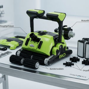 Zerlegt Poolroboter Jahreswartung